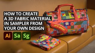 Create a fabric material in Substance 3D Sampler [upl. by Yliab]