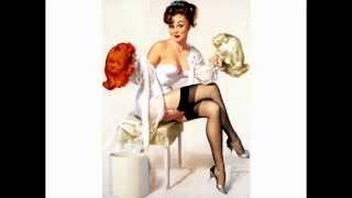 Gil Elvgren  Vintage Pinup paintings [upl. by Sherburne]