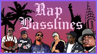 12 Best Rap amp Hip Hop Basslines  w Tabs [upl. by Olgnaed590]