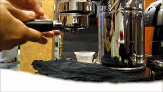 Pulling Shot With La Pavoni Lever [upl. by Allenotna]