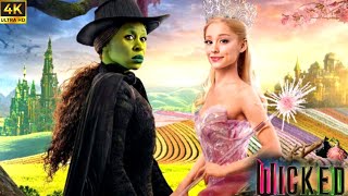 Wicked Full English Movie 2024  Cynthia Erivo  Ariana Grande  Jonathan Bailey  Review And Facts [upl. by Hodess]