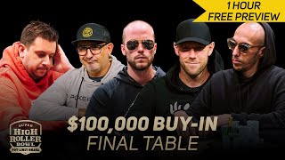 Super High Roller Bowl PLO Final Table with Jared Bleznick amp Josh Arieh One Hour Preview [upl. by Elraet]