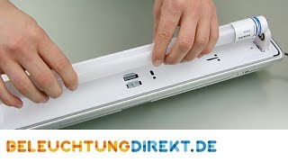 Wie ersetze ich meine T8 Leuchtstoffröhre durch LED mit einem elektronischen Vorschaltgerät [upl. by Merridie]