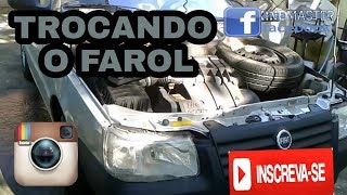 COMO TROCAR O FAROL e GANHAR 30 REAIS  FIAT UNO MILLE [upl. by Bunting34]