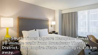 Hampton Inn Manhattan Times Square South Hotel New York [upl. by Fishbein]