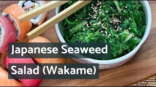 Seaweed Salad Recipe  Healthy Wakame Salad [upl. by Lefton356]