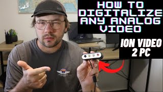 How To Transfer Your VHS HI8 or MINI DV Tapes To Your Computer [upl. by Wind]