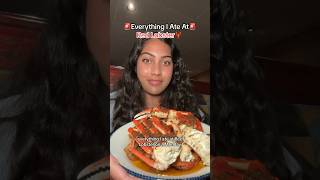 Everything I ate at Red Lobster🦞🍽️ food seafood mukbang torontofoodie [upl. by Annatnom]