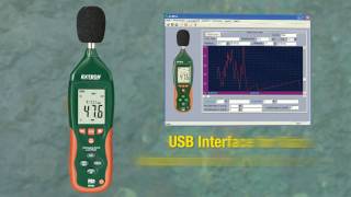 Extech HD600 Datalogging Sound Level Meter [upl. by Neelloc847]