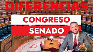 CUÁLES SON LAS DIFERENCIAS ENTRE EL SENADO Y EL CONGRESO TE LO EXPLICO SENCILLO Y RÁPIDO [upl. by Toh]