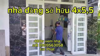 nhà đồng sở hữu 4x55m giá 480tr [upl. by Laundes]