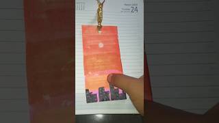 Bookmark painting idea ytshorts artistayzal [upl. by Eaned]