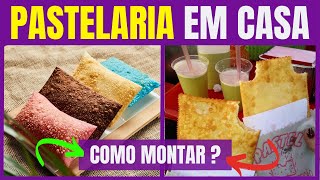 Pastelaria Em Casa  APRENDA Como Montar Uma PASTELARIA EM CASA [upl. by Leopoldeen]