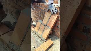 Bricklaying process for eaves slope [upl. by Freud508]