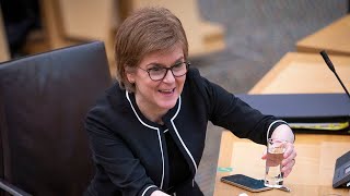 Nicola Sturgeon Moment noconfidence vote is defeated [upl. by Anelah]