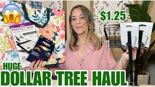 DOLLAR TREE HAUL  HUGE  NEW  AMAZING BRAND NAME FINDS [upl. by Danette]