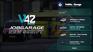 ESXQBCore JobGarage FiveM Script Showcase  v42  Scripts [upl. by Ramled]