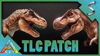 TLC PATCH BREAKDOWN NEW REX DIREWOLF DIREBEAR APE amp PROCOPTODON MODELS  Ark Survival Evolved [upl. by Anileuqcaj935]