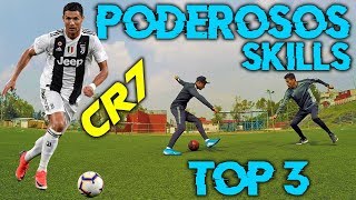 TOP 3 MEJORES JUGADAS de CRISTIANO RONALDO 🔥 REGATES EFECTIVOS para BURLAR A TU RIVAL como CR7 ⚽️ [upl. by Oivatco721]