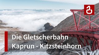 Gletscherbahn Kaprun  Kitzsteinhorn  Spektakuläre hohe Seilbahnstütze [upl. by Ailecec]