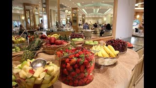 MINOA PALACE RESORT amp SPA GREAT RESTAURANT BUFFET CRETE [upl. by Clarkson]