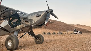 OFF AIRPORT AIRPLANE CAMPING IN AFRICA [upl. by Mullane]