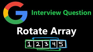 Rotate Array  Leetcode 189  Python [upl. by Ailel]