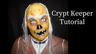 Crypt Keeper Makeup Face Paint Tutorial [upl. by Arbba]