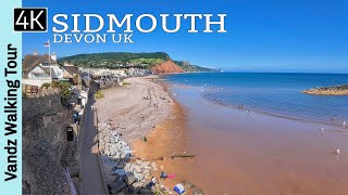 Sidmouth Devon UK🇬🇧  Stunning Coastal Scenes  Walking Tour [upl. by Matthaus]