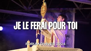 « Je le ferai pour toi »  Forum dHiver 2024 [upl. by Seline]