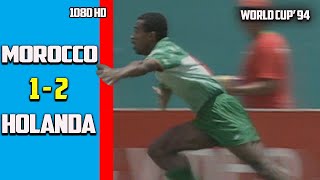 Netherlands vs Morocco 2  1 Full Highlights Group Stage World Cup 94 HD Quality [upl. by Ploss]