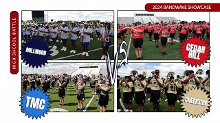 Round 2 Bandwave Battle 2024  Millwood vs Cedar Hill vs Townview vs Creekside  High School [upl. by Ayekram]