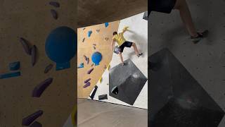 Easy slab ✔️ bouldering slab climbing coordination climber jumping [upl. by Neehs]