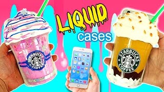 DIY flüssiger TELEFONFALL  STARBUCKS Telefonkasten [upl. by Shep746]