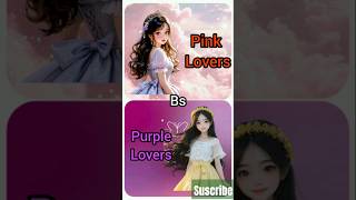 Pink 💖 bs purple💜 heels👠dress👗 youtubeshorts trending fashion [upl. by Rhett]