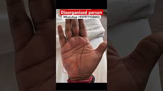 Disorganised person astrology palmistry palmreading vastu indianpalmistry fortunetelling [upl. by Eidok]