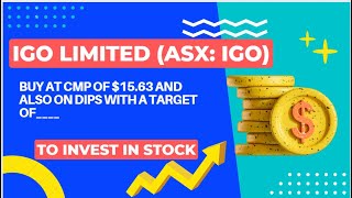 IGO Limited ASX IGO This company will soon complete the target stock investing chart [upl. by Dopp]