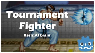 Godot Tutorial  Part 3  Tournament Fighter  Basic AI Brain  Godot 3x [upl. by Daney774]