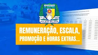 PMTO  Remuneração escala promoção e horas extras [upl. by Decrem]