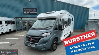 Burstner Lyseo TD 727 G Harmony Line Motorhome For Sale at Camper UK [upl. by Ashlie]