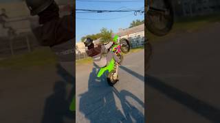 2007 kx85 wheelie explorepage automobile bikelife explore kx85 [upl. by Retsevlys]