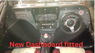 New dashboard fitted to kit car removed the old pretend carbon fibre [upl. by Nylazor]