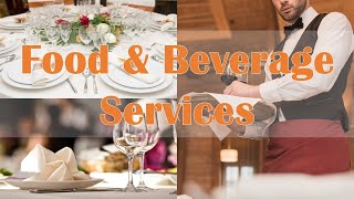 Food amp Beverage Services [upl. by Rodrigo42]