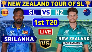 Sri Lanka vs New Zealand 1st T20 MATCH  NEW ZEALAND TOUR OF SRI LANKA  SL VS NZ 1ST T20I MATCH [upl. by Eenobe]