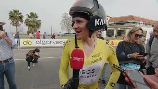 Thomas Pidcock  Interview at the finish  Stage 5  Volta ao Algarve em Bicicleta 2023 [upl. by Adnorrehs]