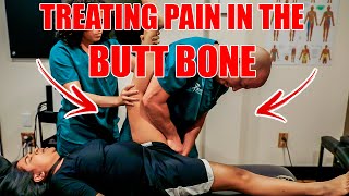 A Full Single Take Treatment of Pain In the Butt Bone and Low Back [upl. by Ettezil608]