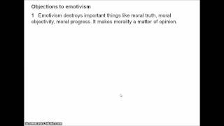 Metaethics 2  Emotivism [upl. by Aydan292]