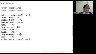 Class 5  Formatted Input output Functions  C Language  Embedded Systems [upl. by Dinse]