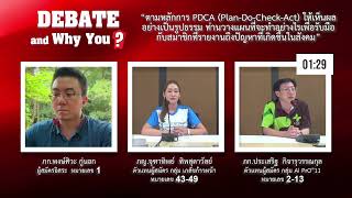 Debate คำถามที่ 15 แผนการรับรายงานปัญหาที่เกิดขึ้นในสังคม [upl. by Kelbee]