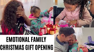 EMOTIONAL CHRISTMAS GIFT OPENING SURPRISING OUR CHILDREN Christmas in Philippines Pasko sa Pinas [upl. by Nosduh]